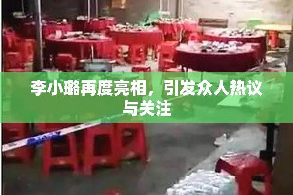 李小璐再度亮相，引发众人热议与关注