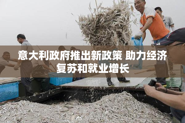 意大利政府推出新政策 助力经济复苏和就业增长