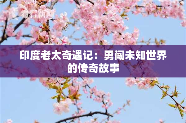 印度老太奇遇记：勇闯未知世界的传奇故事