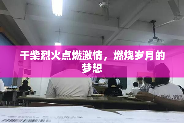 干柴烈火点燃激情，燃烧岁月的梦想
