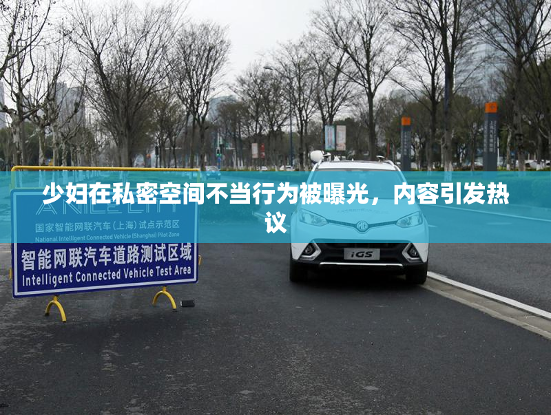 少妇在私密空间不当行为被曝光，内容引发热议