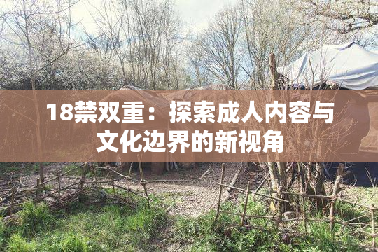 18禁双重：探索成人内容与文化边界的新视角