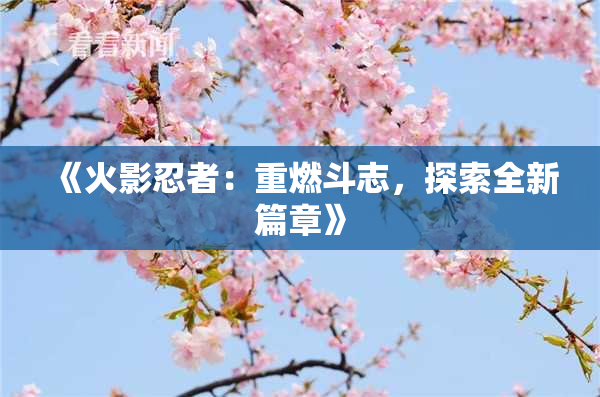 《火影忍者：重燃斗志，探索全新篇章》