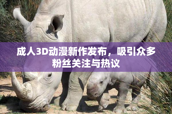 成人3D动漫新作发布，吸引众多粉丝关注与热议