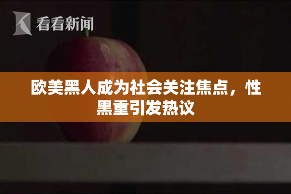 欧美黑人成为社会关注焦点，性黑重引发热议
