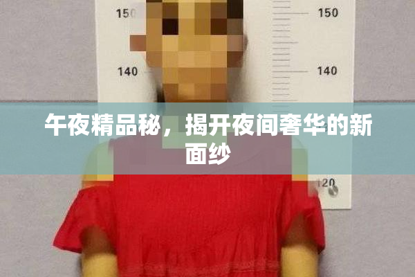 午夜精品秘，揭开夜间奢华的新面纱