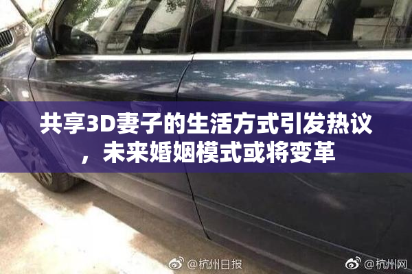 共享3D妻子的生活方式引发热议，未来婚姻模式或将变革