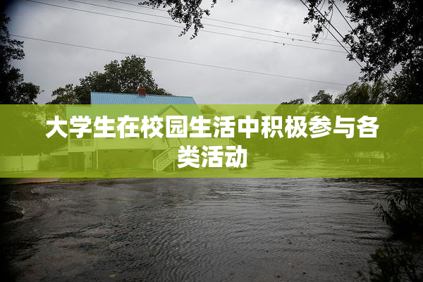 大学生在校园生活中积极参与各类活动