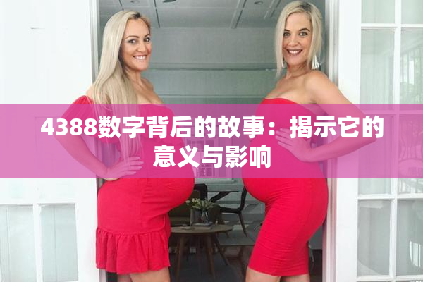 4388数字背后的故事：揭示它的意义与影响