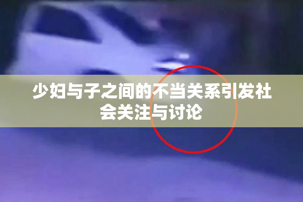 少妇与子之间的不当关系引发社会关注与讨论