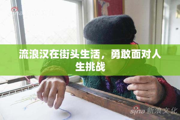 流浪汉在街头生活，勇敢面对人生挑战