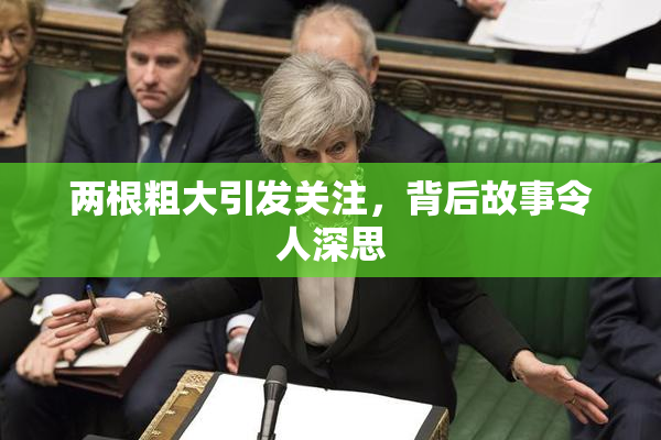 两根粗大引发关注，背后故事令人深思