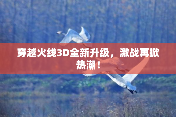 穿越火线3D全新升级，激战再掀热潮！