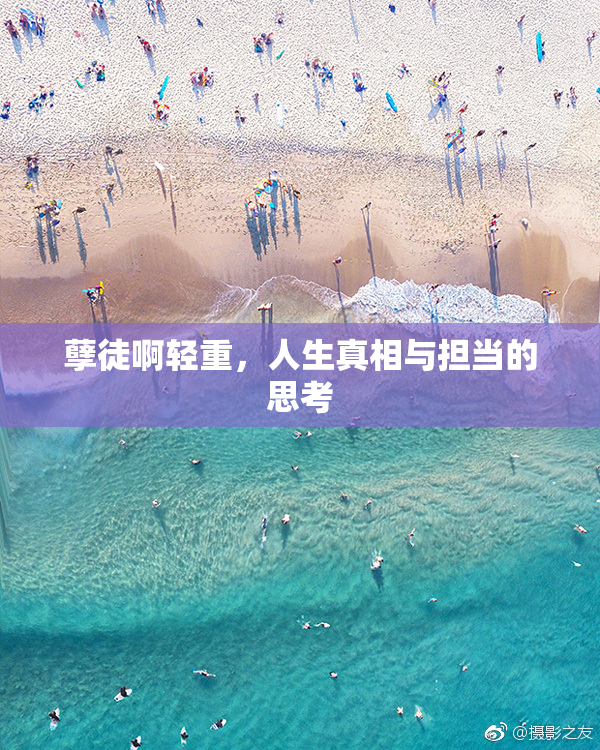 孽徒啊轻重，人生真相与担当的思考