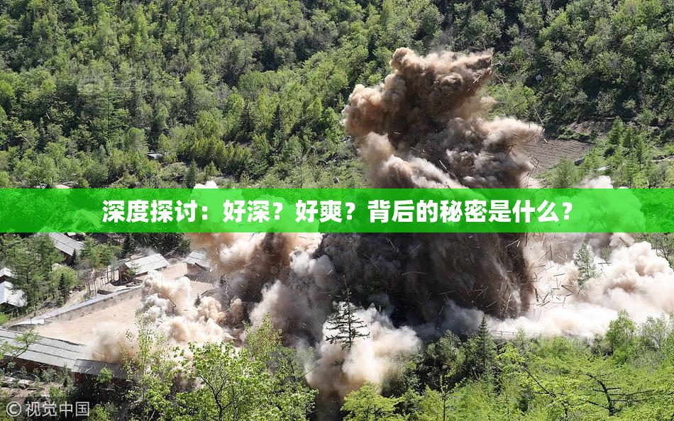 深度探讨：好深？好爽？背后的秘密是什么？