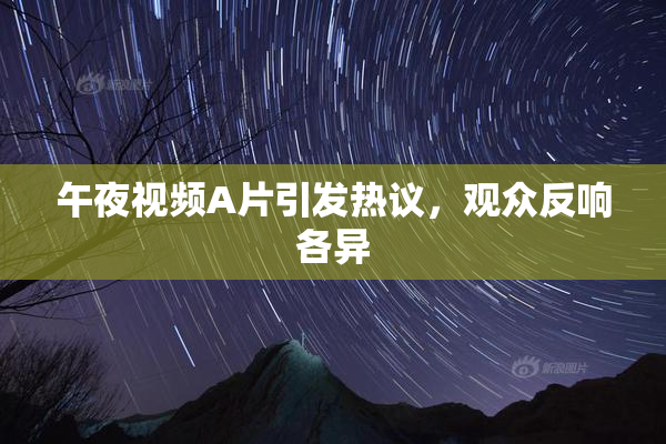 午夜视频A片引发热议，观众反响各异