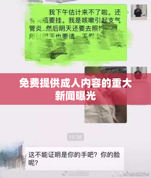 免费提供成人内容的重大新闻曝光