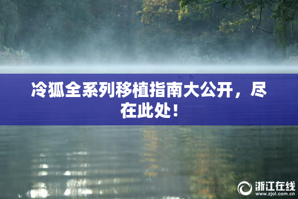 冷狐全系列移植指南大公开，尽在此处！