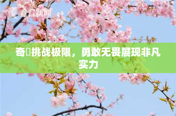 奇犽挑战极限，勇敢无畏展现非凡实力