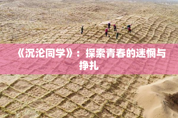 《沉沦同学》：探索青春的迷惘与挣扎