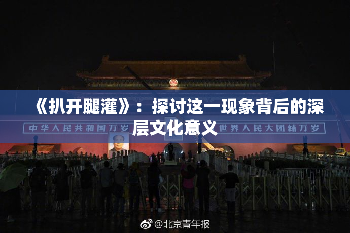 《扒开腿灌》：探讨这一现象背后的深层文化意义