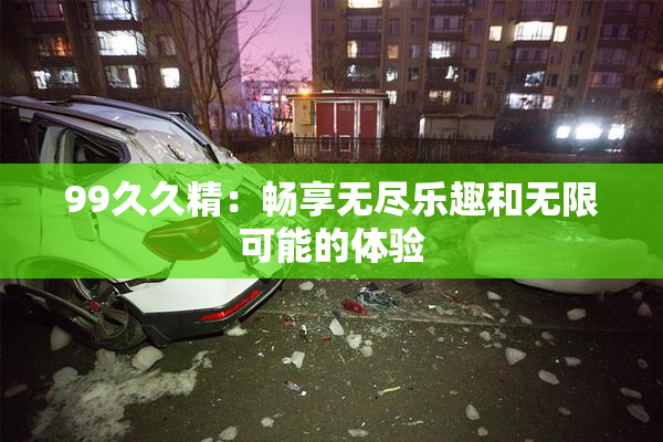 99久久精：畅享无尽乐趣和无限可能的体验