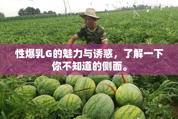 性爆乳G的魅力与诱惑，了解一下你不知道的侧面。