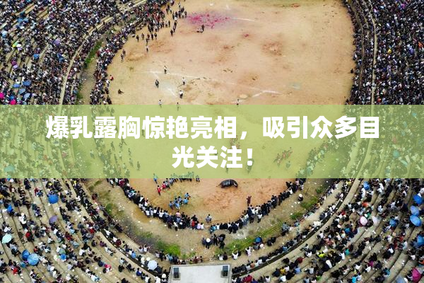 爆乳露胸惊艳亮相，吸引众多目光关注！