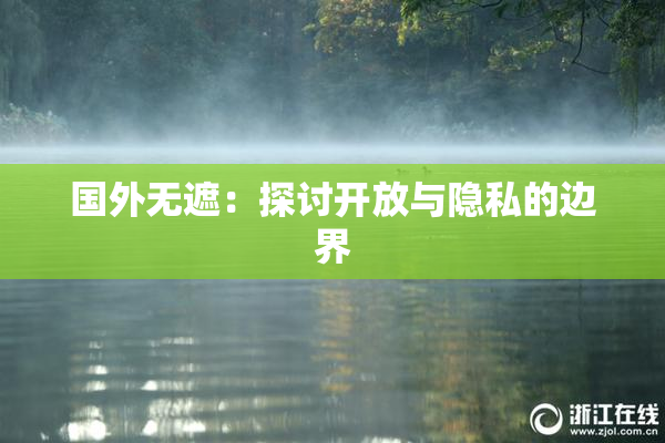 国外无遮：探讨开放与隐私的边界