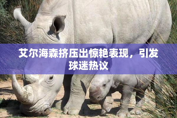 艾尔海森挤压出惊艳表现，引发球迷热议
