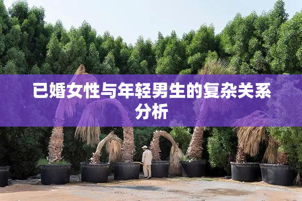 已婚女性与年轻男生的复杂关系分析
