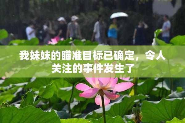 我妹妹的瞄准目标已确定，令人关注的事件发生了
