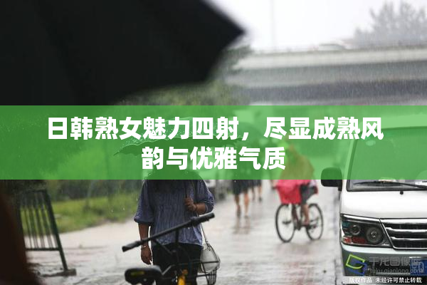 日韩熟女魅力四射，尽显成熟风韵与优雅气质