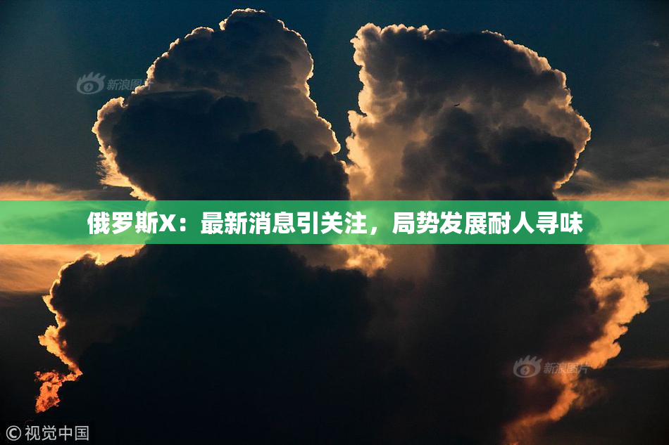 俄罗斯X：最新消息引关注，局势发展耐人寻味