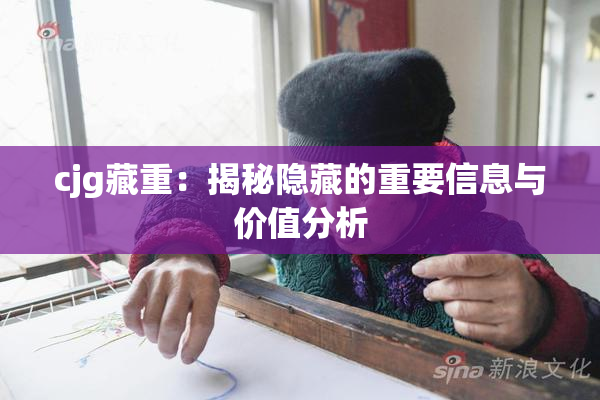 cjg藏重：揭秘隐藏的重要信息与价值分析