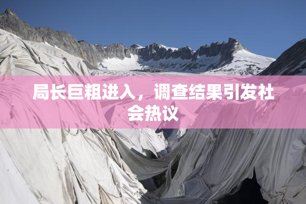 局长巨粗进入，调查结果引发社会热议