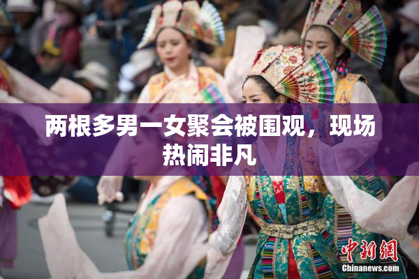 两根多男一女聚会被围观，现场热闹非凡
