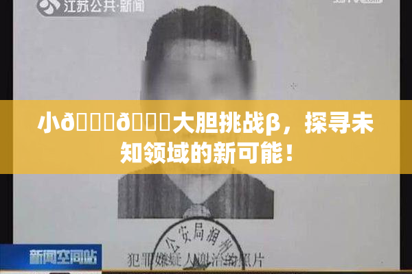 小🐔🐔大胆挑战β，探寻未知领域的新可能！