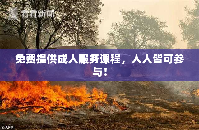 免费提供成人服务课程，人人皆可参与！