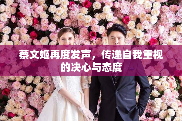 蔡文姬再度发声，传递自我重视的决心与态度