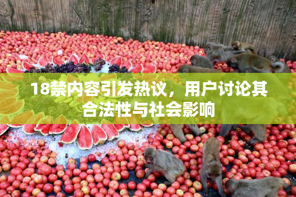 18禁内容引发热议，用户讨论其合法性与社会影响