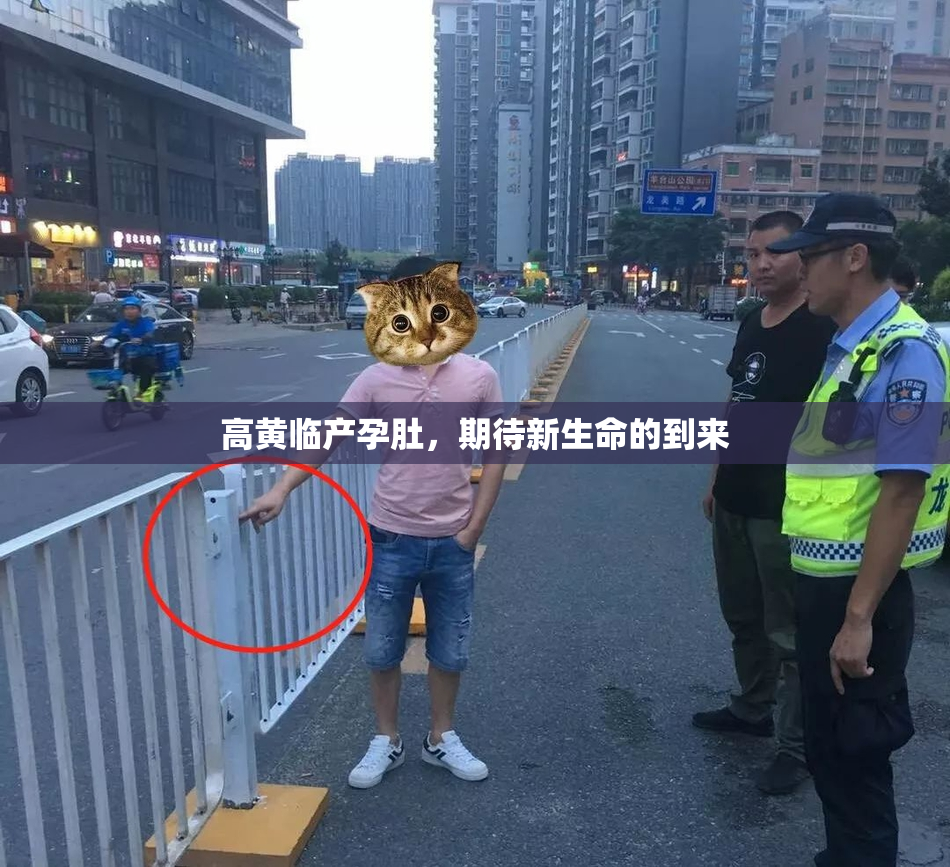 高黄临产孕肚，期待新生命的到来