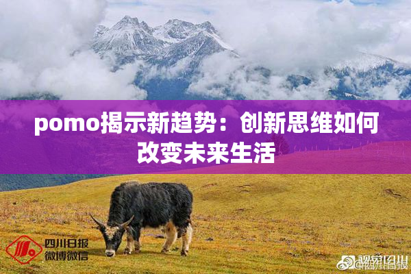 pomo揭示新趋势：创新思维如何改变未来生活