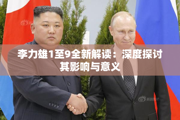 李力雄1至9全新解读：深度探讨其影响与意义