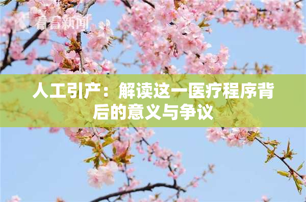 人工引产：解读这一医疗程序背后的意义与争议