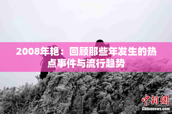 2008年艳：回顾那些年发生的热点事件与流行趋势