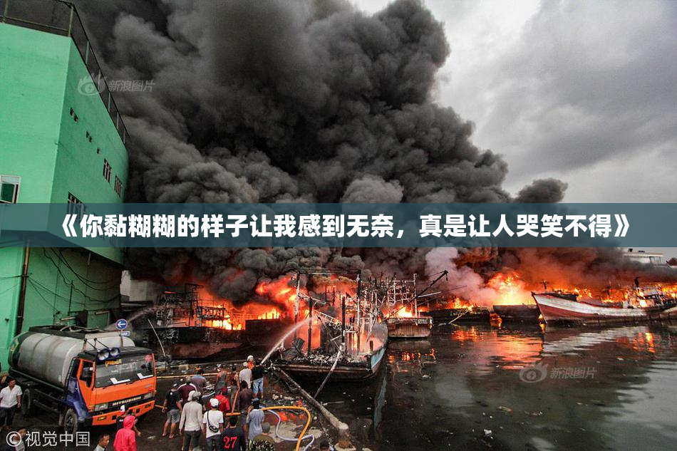 《你黏糊糊的样子让我感到无奈，真是让人哭笑不得》