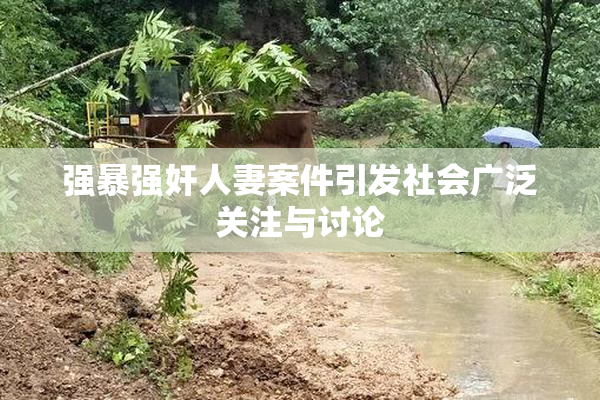 强暴强奸人妻案件引发社会广泛关注与讨论