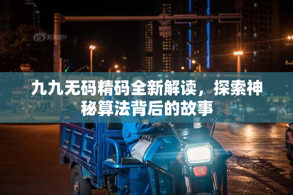 九九无码精码全新解读，探索神秘算法背后的故事