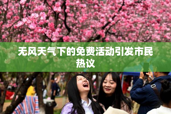 无风天气下的免费活动引发市民热议